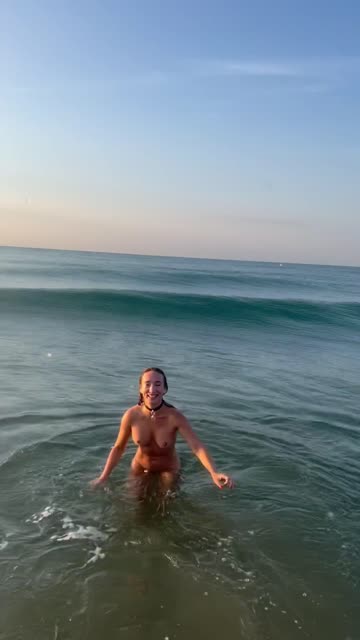 collared outdoor naked nude beach porn video