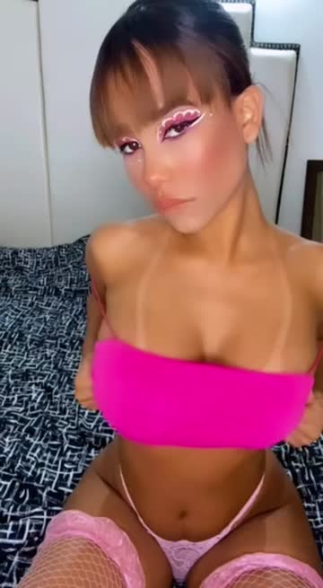 bouncing tits teasing teen porn video