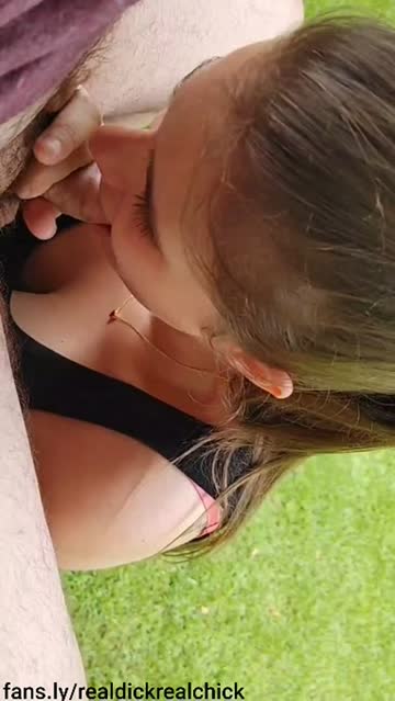 worship amateur real couple outdoor cock blowjob nsfw video