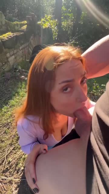 redhead deepthroat real couple onlyfans outdoor hot video