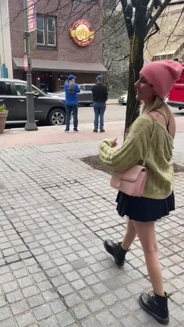 onlyfans flashing exhibitionist tits public sex video