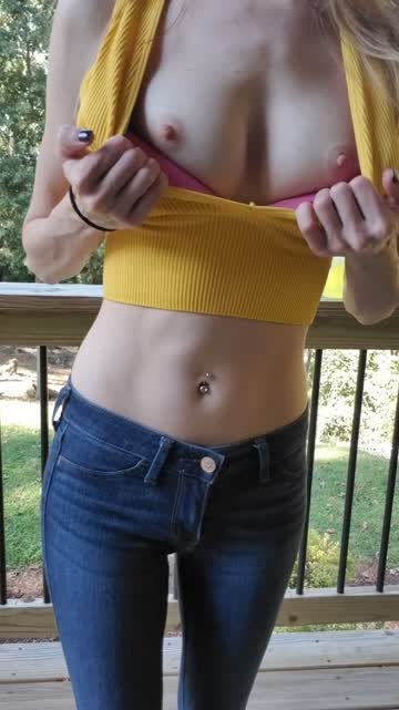 outdoor cute teen flashing amateur porn video