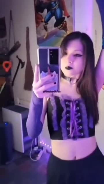 mirror goth tiktok cute emo sex video