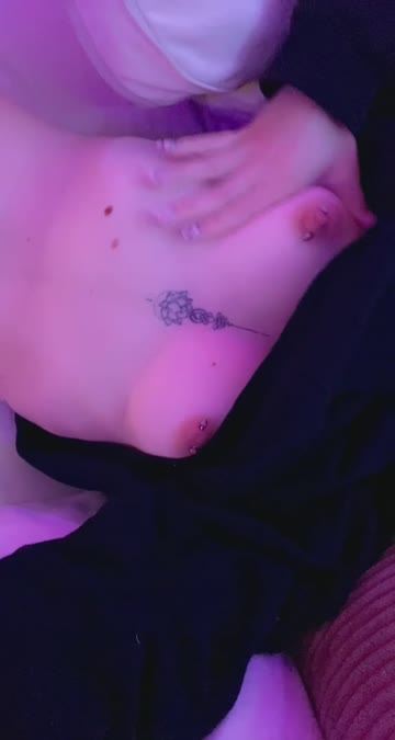 nipple piercing boobs cute nsfw video