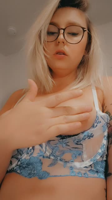 lingerie blonde boobs hot video