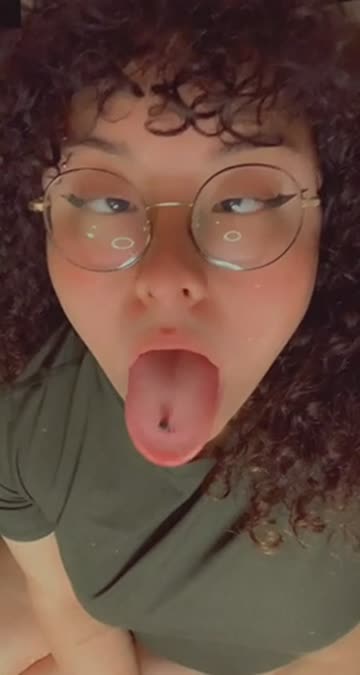 drooling glasses tongue fetish latina free porn video