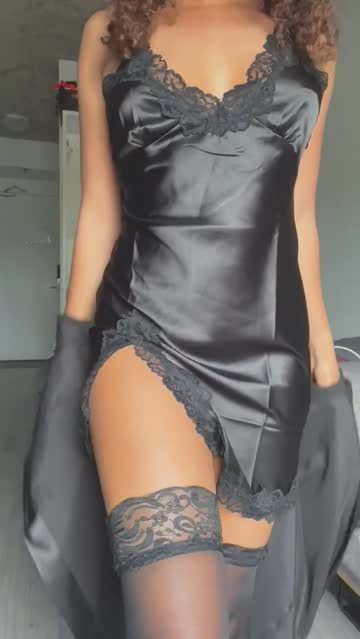 ebony dress undressing tease 