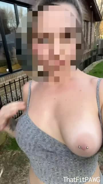 blonde big tits nipple piercing sex video