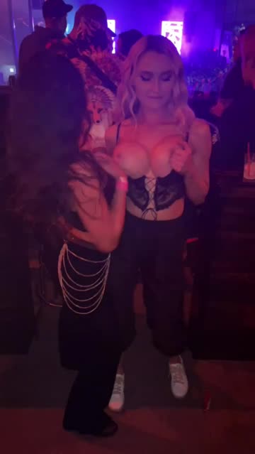 tits nightclub boobs club girls hot video