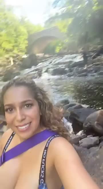 flashing public latina big tits porn video