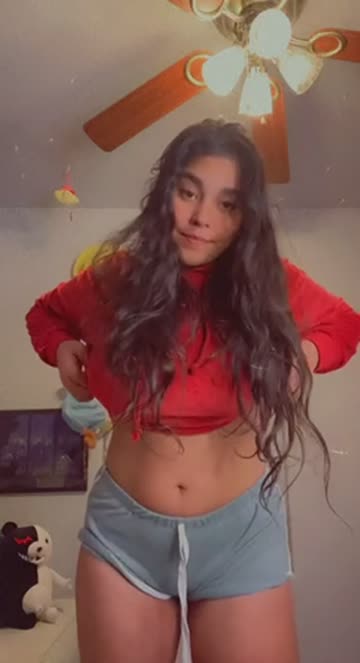 latina curvy cute strip big tits exposed free porn video