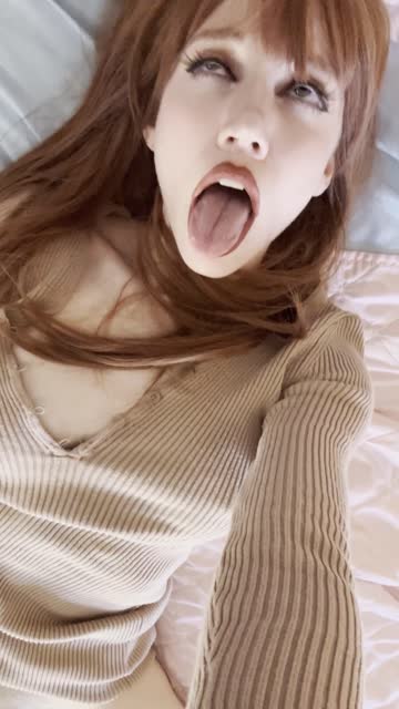 tongue tongue fetish masturbating ahegao free porn video