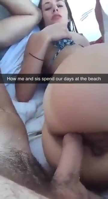 sister caption beach taboo hot video
