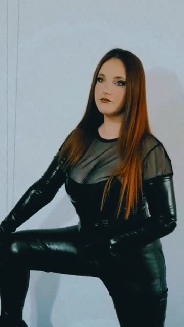leather domme redhead xxx video