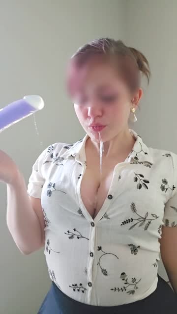 wet and messy cleavage blowjob drool free porn video