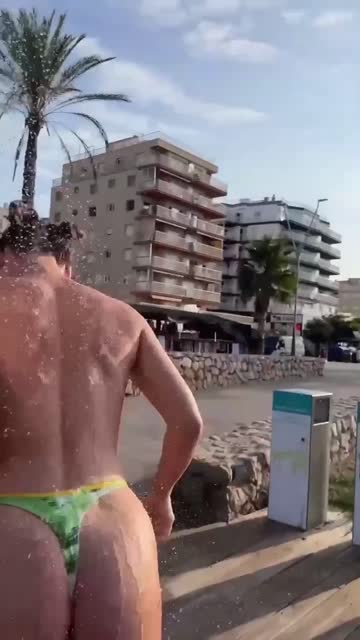 exhibitionism topless public outdoor hot video