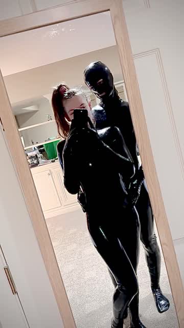 cute homemade rubber latex nsfw video