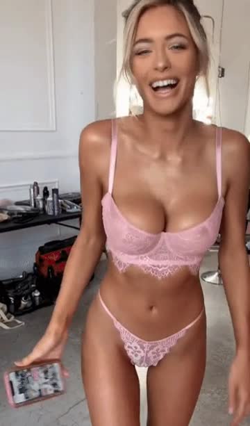 lingerie model tits smile blonde goddess porn video