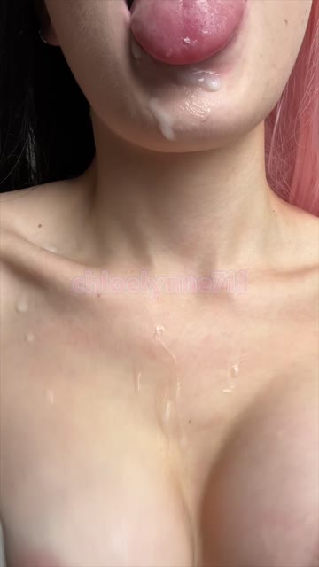 cumslut blowjob cum on tits cumshots nsfw video