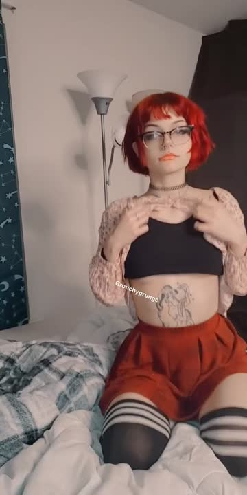 flashing boobs goth hot video