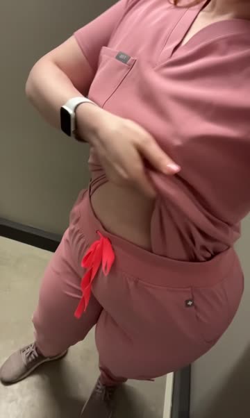 nurse public teasing coworker erect nipples work 