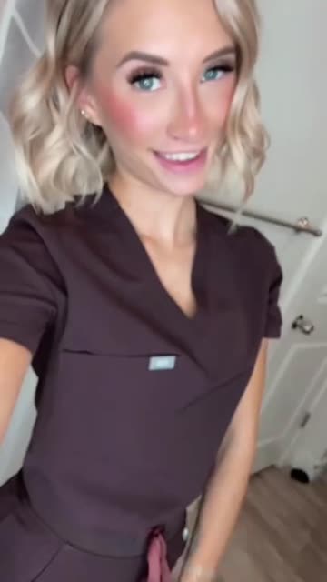 onlyfans blonde nurse porn video
