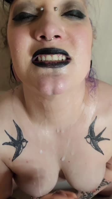 cumshot amateur cumslut cum on tits cum swallow porn video