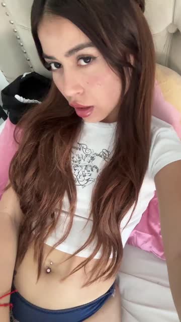 brunette latina solo porn video