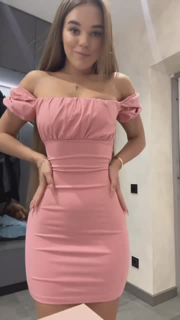 dress vertical tight hot video
