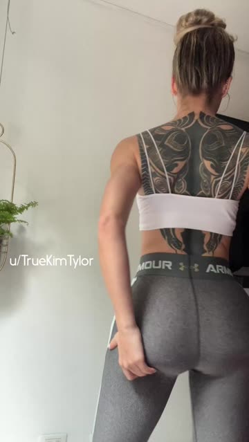 big ass tattoo leggings nsfw video