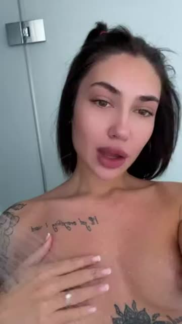 tits shower boobs 