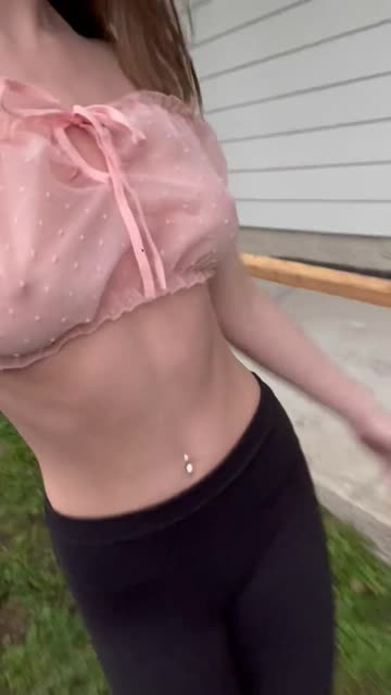 outdoor selfie teen see through clothing hot video